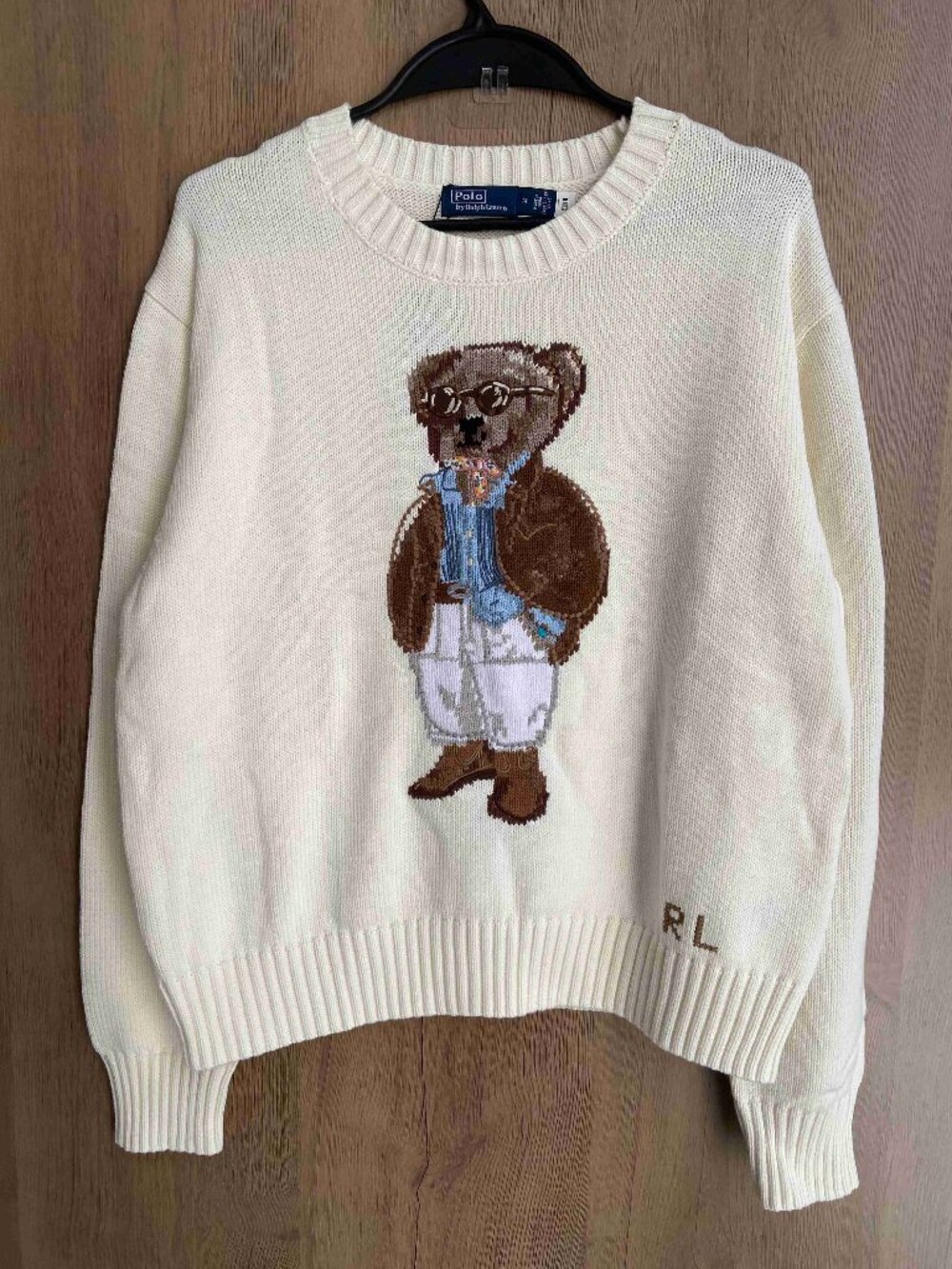 Polo Ralph Lauren Bear Crewneck Knit Sweater